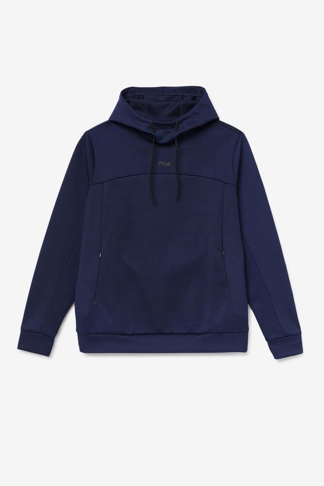 Fila Hoodie Aadheen Mens Navy - India FAM-712408